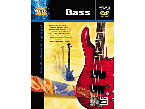 ALFRED PUBLISHING HARNSBERGER AND MANUS - MAX BASS + DVD - BASS GUITAR Theorie und Pedagogik Bassgitarre