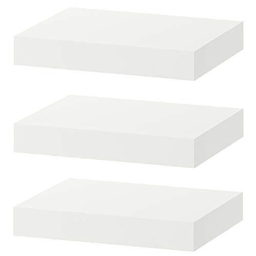 IKEA Wandregal, schwebend, Weiß, 3 Regale