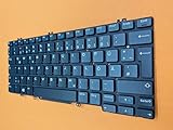 THT Protek DE-Tastatur Keyboard Beleuchtung GR kompatibel für Dell Latitude 12 (7280-KHY0C)