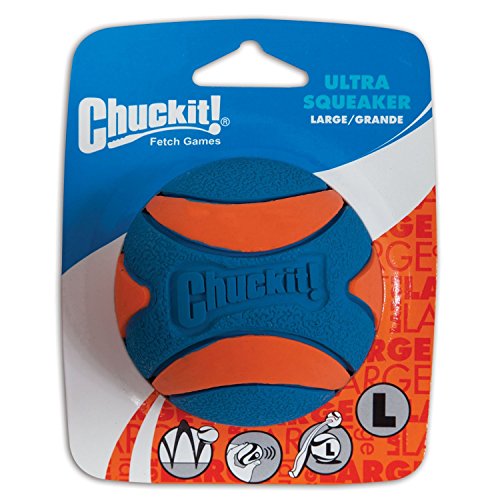 Chuck it (3 Pack) Ultra Squeaker Ball, groß