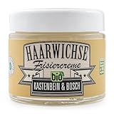 Bio Haarwichse Frisiercreme - Haarwachs/Haar-Wax für lässige Struktur und Festigkeit - Haarpflege & Haarstyling von Kastenbein & Bosch (1 x 100ml)