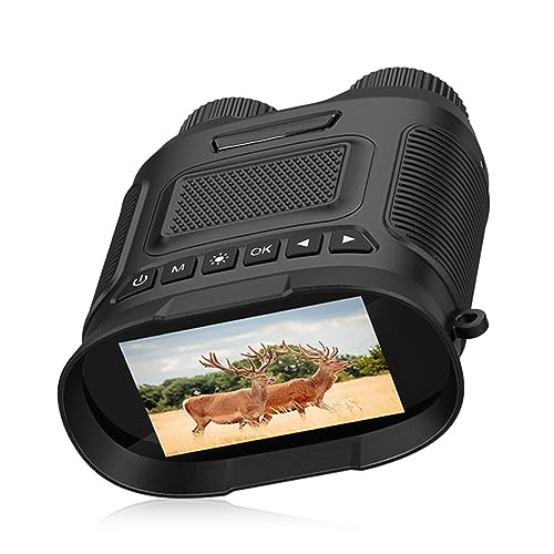 DuzLink Nachtsichtgerät, 2.5K 40MP Digital Infrarot Fernglas Night Vision Goggles with 2500mAh Wiederaufladbares, 8X Digitalzoom, Infrarot Nachtsichtgeräte für Jagd Vogelbeobachtung Camping