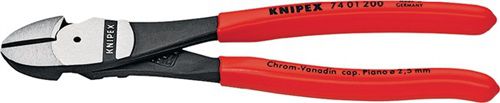 Knipex 74 01 180 Werkstatt Kraft-Seitenschneider mit Facette 180 mm