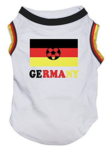 Petitebelle Hunde-Shirt mit Deutschland-Flagge, Größe XS