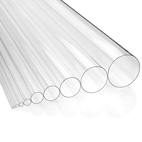 Acrylglasrohr XT Ø 60/54mm (Aussen/Innen), transparent, 1000mm lang - Zeigis® / farblos/PMMA/glasklar/extrudiert