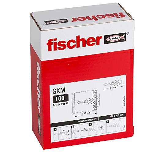 Fischer GKM Gipskartondübel 31 mm 24556 100 St.