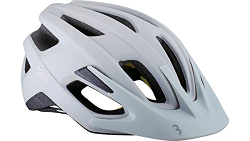 BBB Cycling BHE-22 Helmet Dune MIPS Helm, Off White, L (58-61cm), Matt Weiß