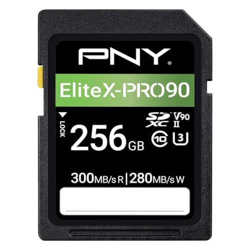 PNY 256GB X-PRO 90 Klasse 10 U3 V90 UHS-II SD Flash Speicherkarte