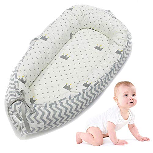 Baby-Nest 0-8 Monate 100% Baumwolle, Helfen Sie Ihrem Baby, Besser Und Tiefer Zu Schlafen （Größe: 80 X 50 Cm (Color : C)