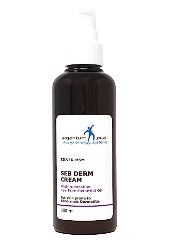 argentum plus - Silber-MSM Seb Derm Creme mit Australischem Teebaum 100 ml | Für zu seborrhoischer Dermatitis neigender Haut