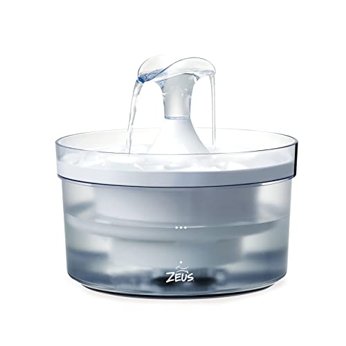 Zeus Fresh & Clear Trinkbrunnen für Hunde, mit Wasserfall, 1,5L