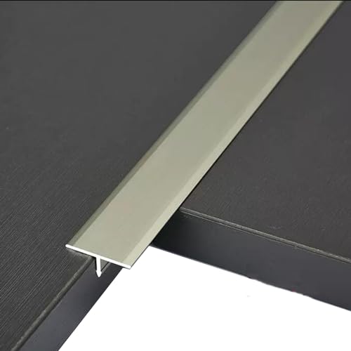 Aluminium-T-Streifen, Randstreifen for Holzböden, Schwellenstreifen, Nahtstreifen for Fliesentüren, Schnallenstreifen (Color : C, CH : 10mm)