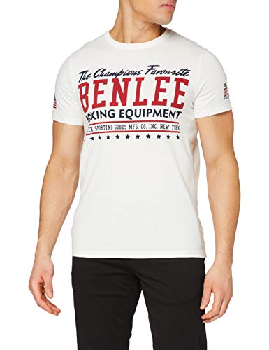 BENLEE Rocky Marciano Herren Champions T-Shirt, Off White, L