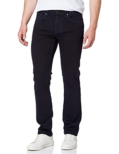 7 For All Mankind Herren Slimmy Luxe Performance Eco Blue Black Jeans, Dark Blue, 36W 30L EU