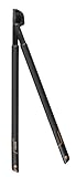 Fiskars SingleStep Bypass-Astschere für frisches Holz, Antihaftbeschichtet, Gehärteter Präzisionsstahl, Länge: 82 cm, Schwarz, L38, 1001426