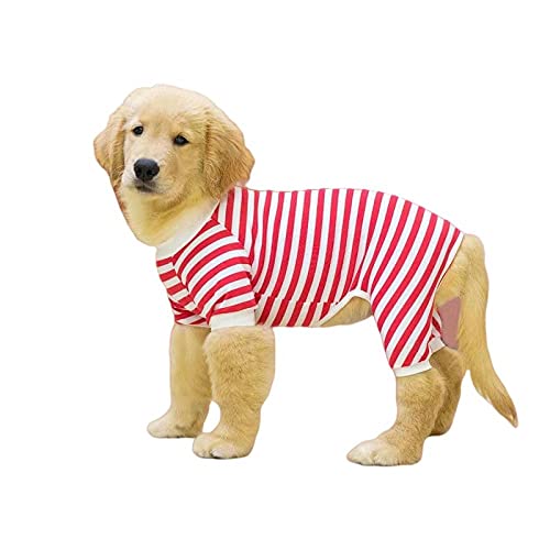ZNZT Hundekleidung Baumwoll-Hundepyjama-Overall Für Kleine Und Große Haustier-Nachtwäsche Husky-Anzug Geeignet Für Kleine, Mittlere Und Große Hunde Oder Katzen Halloween