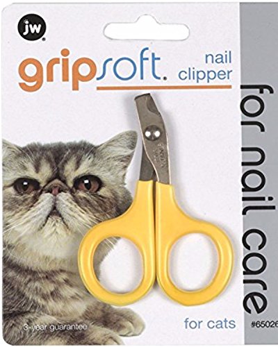 (12 Pack) PetMate JW Pet GripSoft Nail Scissors for Cats Small