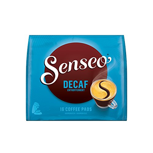 Senseo Pads Decaf, 80 Kaffeepads entkoffeiniert, 5er Pack, 5 x 16 Getränke