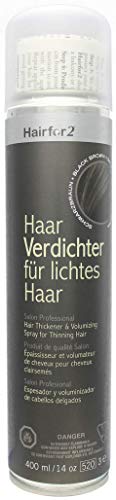 Hairfor2 Haarverdichtungsspray schwarzbraun, 1er Pack (1 x 400 g)