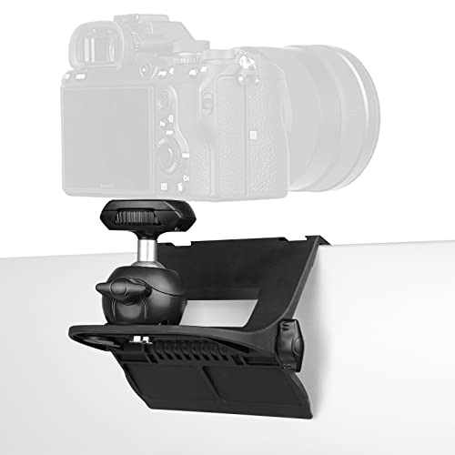 RAUBAY Monitor Top Kamera Halterung Klemme Hängend Webcam Ständer mit 1/4 Zoll Schraube für Live Stream, Videokonferenzen, YouTube, TikTok usw. CM-01