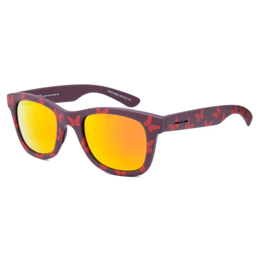 Italia Independent Sonnenbrille 0090T-FLWC-50 (50 mm) granatrot/rot