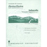 Saltarello Op 27 (Solo Caratteristico) +. Flöte, Klarinette, Klavier