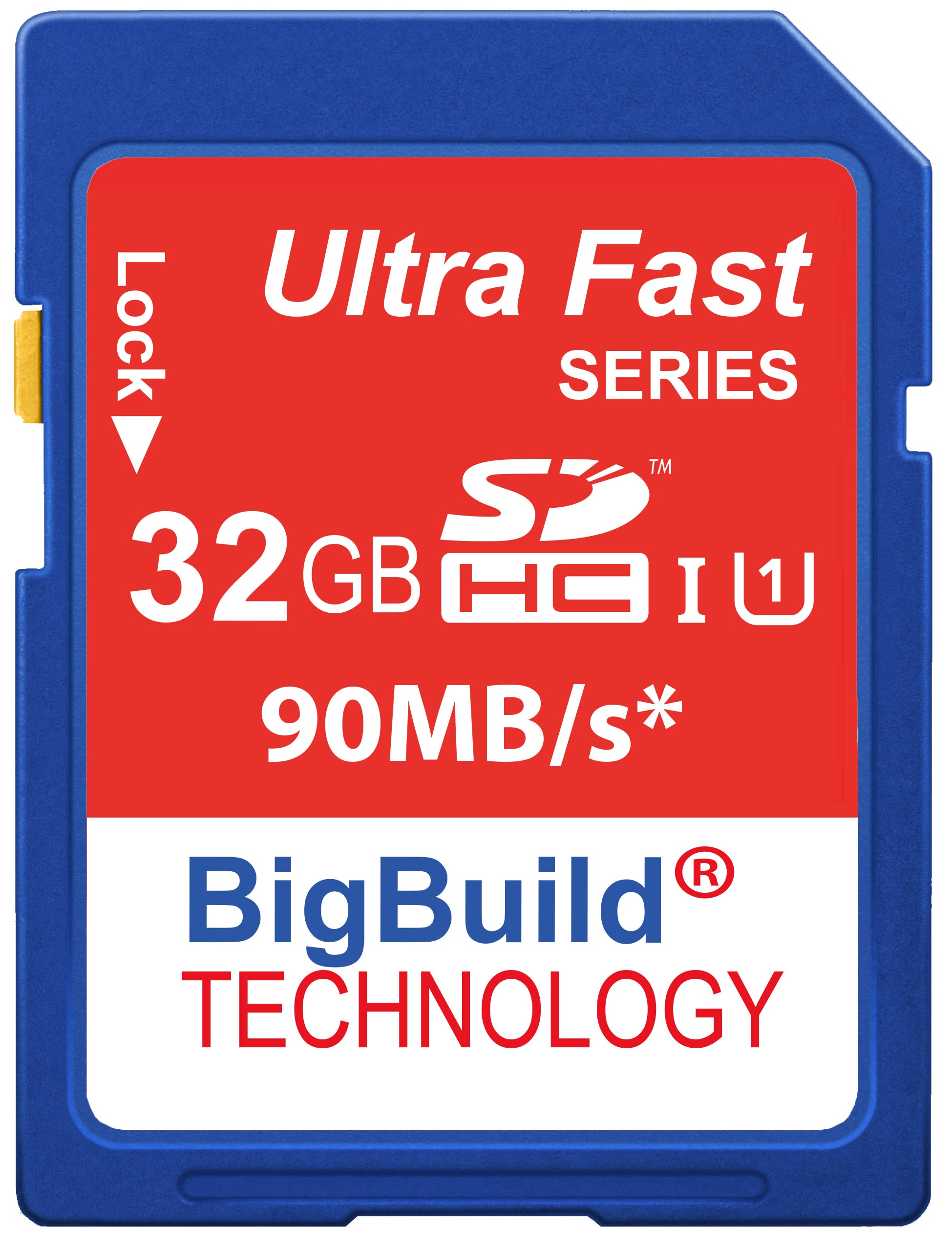 BigBuild Technology 32GB Ultra-schnell 90MB/s SD SDHC Speicherkarte für Nikon D7000 Kamera
