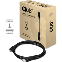 Club 3D CAC-1350 - HDMI-Kabel - mini HDMI (M) bis HDMI (M) - 1,0m - 4K Unterstützung (CAC-1350)