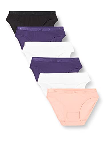 Dim Slip Les Pockets Ecodim Baumwolle In Verschiedenen Farben Weich Multipack Damen x6 Multicolor 34/36