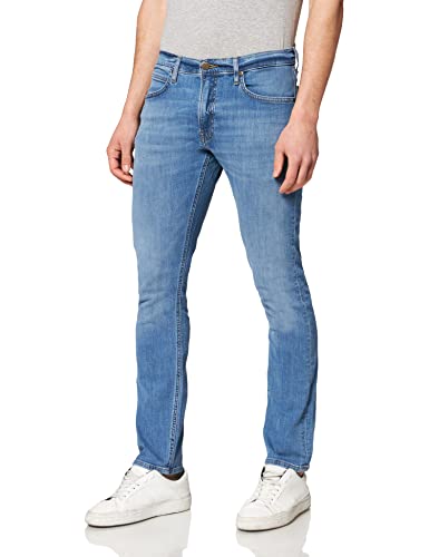 Lee Herren Tapered' Tapered Fit Jeans Luke', Blau (Fresh Roig), 34W / 34L (Herstellergröße: 34W / 34L)