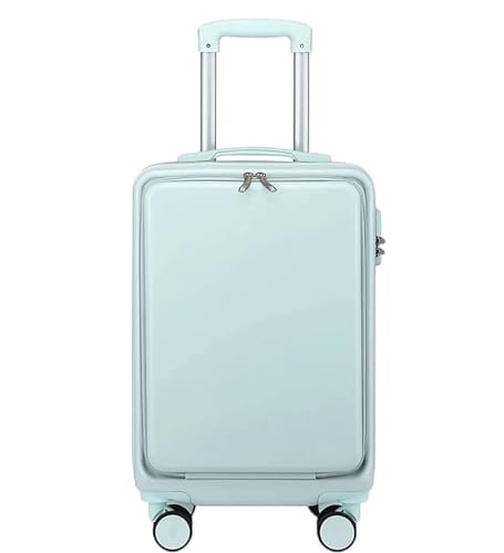 IRYZE Koffer Reisekoffer Trolley-Koffer Mit Frontöffnung, Hartschalen-Gepäck, Universal-Rollenkoffer, Langlebig Trolley Boardcase (Color : B, Size : 22in)