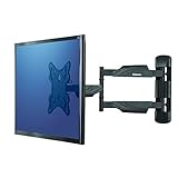 Fellowes TV/LCD/LED Monitor Wandhalterung, Full Motion, für Bildschirme von 58,42 cm - 139,7 cm (23-55 Zoll) und max. 35 kg, schwarz