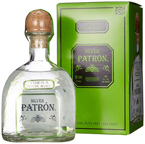 Patrón Tequila Silver mit Geschenkverpackung (1 x 1 l)