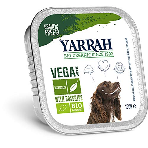 Yarrah 12X150 GR Dog alu brokjes Vega met rozenbottels hondenvoer