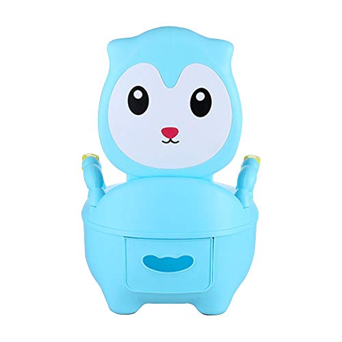 Baby-Töpfchen Tragbarer Urinalsitz Für Säuglinge Kindertrainings-Toilettensitz Blau