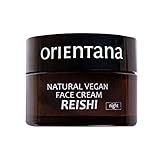 Orientana - Gesichtscreme Für Die Nacht | Reishi | 98.5% Natürliche Vegane Anti-Aging Falten & Pigmentflecken Creme Für Frauen Mit Reife Haut | Feuchtigkeitscreme Für Damen | Bio Gesichtspflege - 50ml