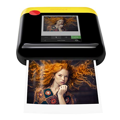 Polaroid WiFi Wireless 3x4 Mobiler Fotodrucker (gelb) mit LCD-Touchscreen, kompatibel mit iOS & Android.