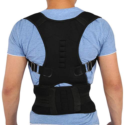 MPGOOD Rückenstützen, verstellbare Schulterstütze, Haltungskorrektur, Schulter-Rückenstützgürtel, Schulterhaltungskorrektur elegant