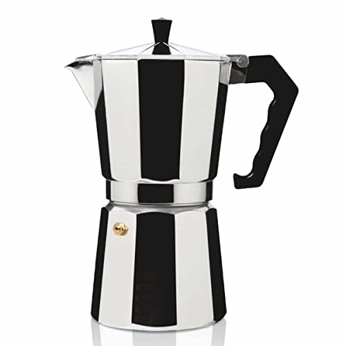 HAEGER Italienische Kaffeemaschine MOKA POT 6 – Kapazität 6 Tassen