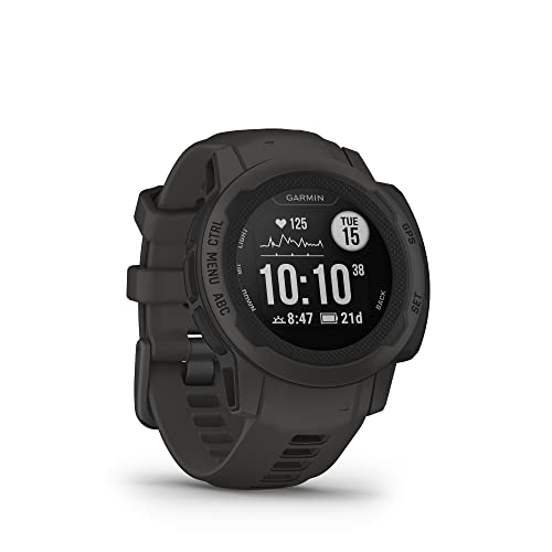 Garmin Instinct 2S Rugged GPS Smartwatch, Graphit (erneuert)