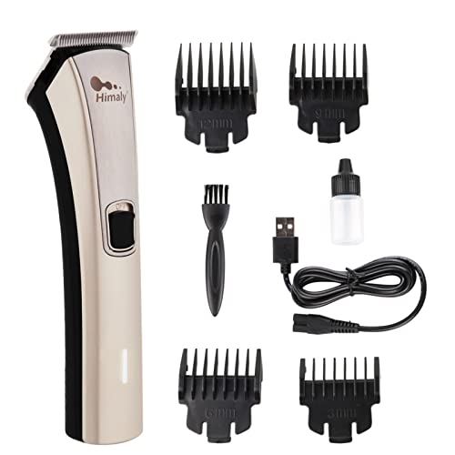 himaly USB Elektrische Haarschneider, Wiederaufladbare, Bartschneider, Herren Haarschneidemaschine Profi Haartrimmer, Körperhaartrimmer