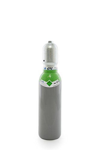 Druckluft 5 Liter Flasche,Pressluft 200 bar/NEUE Gasflasche (Eigentumsflasche), gefüllt - 10 Jahre TÜV ab Herstelldatum, EU Zulassung - Globalimport