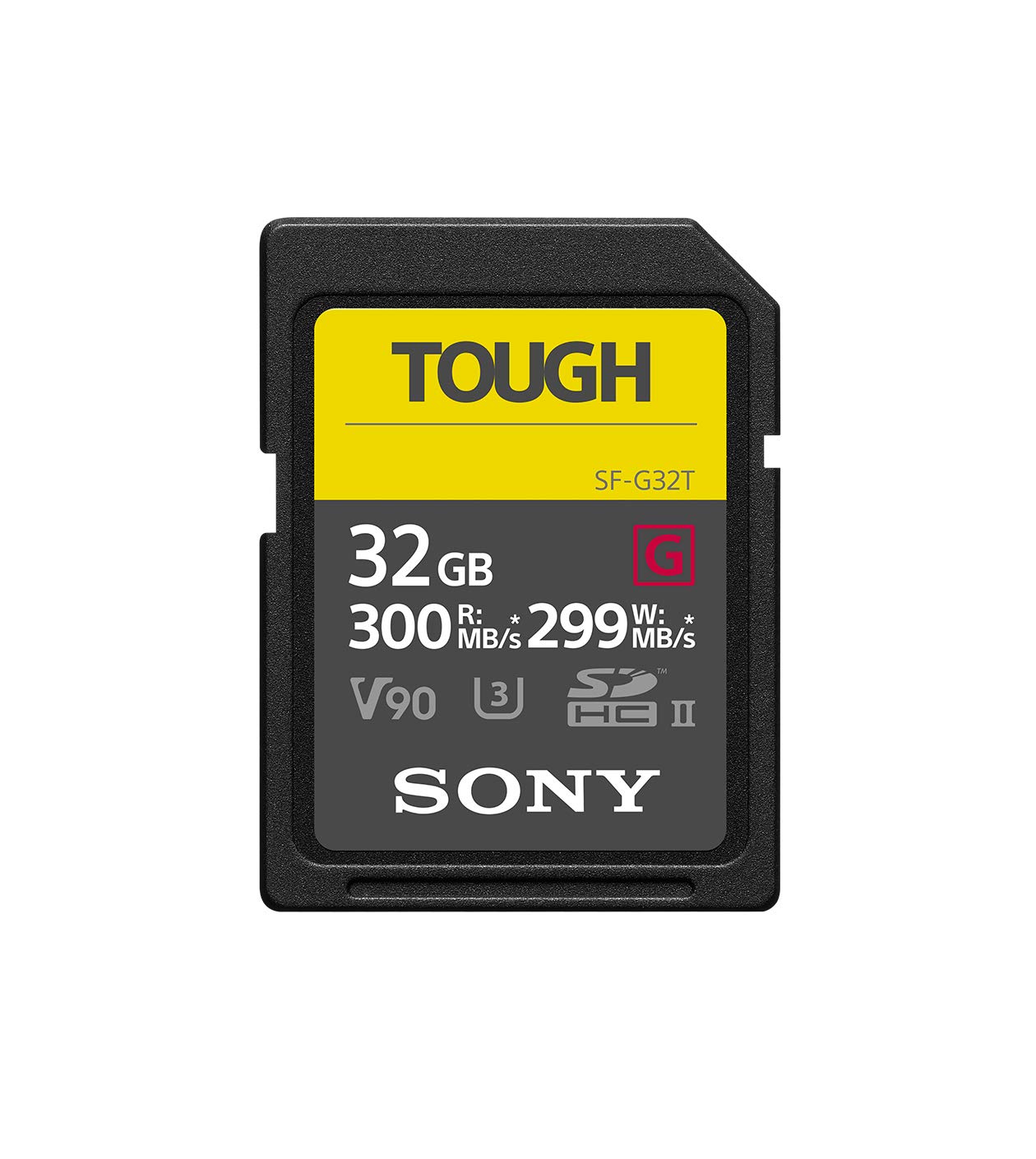 Sony SF-G32T SD-Speicherkarte (32 GB, UHS-II, SD Tough, G Serie)