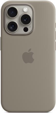 Apple iPhone 15 Pro Silikon Case mit MagSafe – Tonbraun ​​​​​​​
