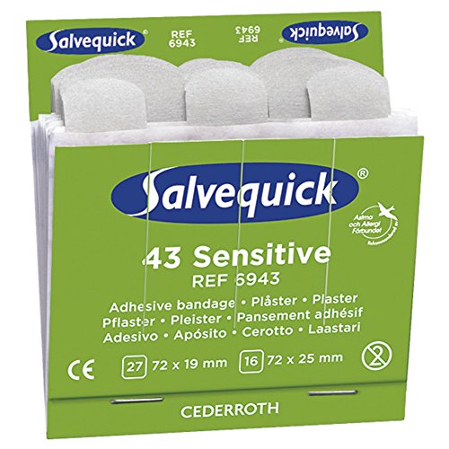 Salvequick Sensitive Pflaster, 6 Refills à 43 St.
