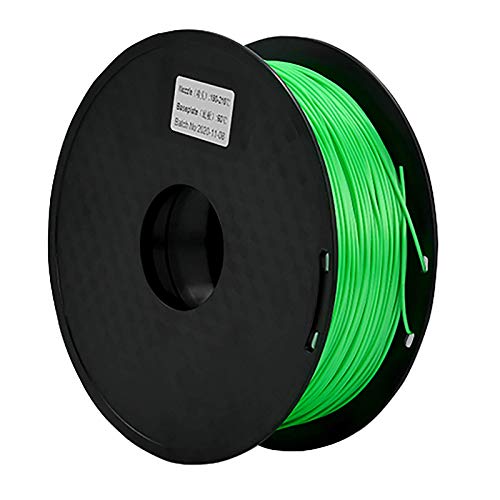 PLA-Filament 1,75 Mm, PLA-leitfähiges Filament 1 Kg Spule, 3D-Druckerfilament/Genauigkeit +/- 0,02 Mm Für 3D-Drucker Und 3D-Druckstift(Color:Grün)