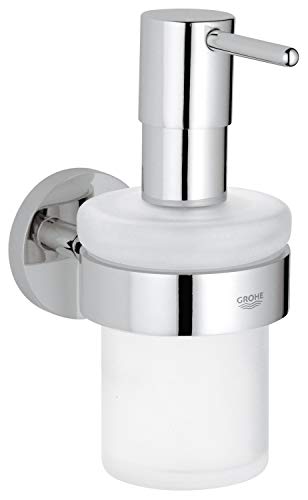 Grohe essentials seifenspender mit halter chrom