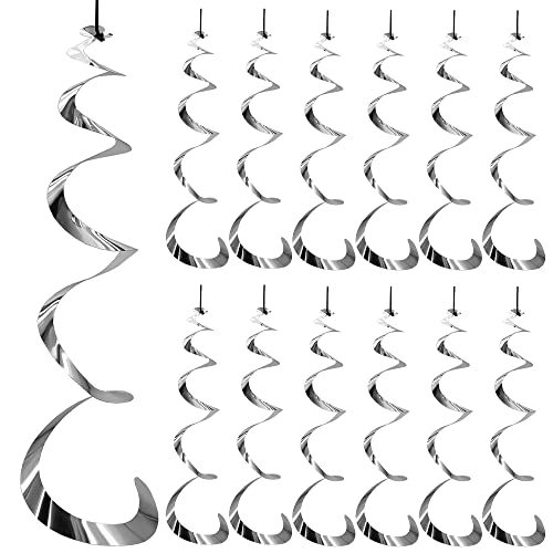 My-goodbuy24 Effektive Vogelabwehr zur Abschreckung - 12er Set - Reflektierende Vogelschreck Windspirale Taubenabwehr Windspiel Balkon Vogelschutz Taubenschreck 70cm