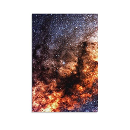 XXJDSK Poster Kunstdrucke Milchstraße NGC 3576 Galaxy Leinwand Kunst Moderne Familie Schlafzimmer Dekor Poster 60X90cm Kein Rahmen
