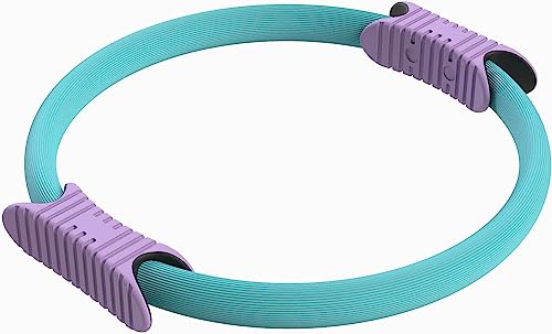 FASports Unisex-Adult Saturnio Pilates Ring, Sky Blue/Violett, 38 x 38 x 4 cm